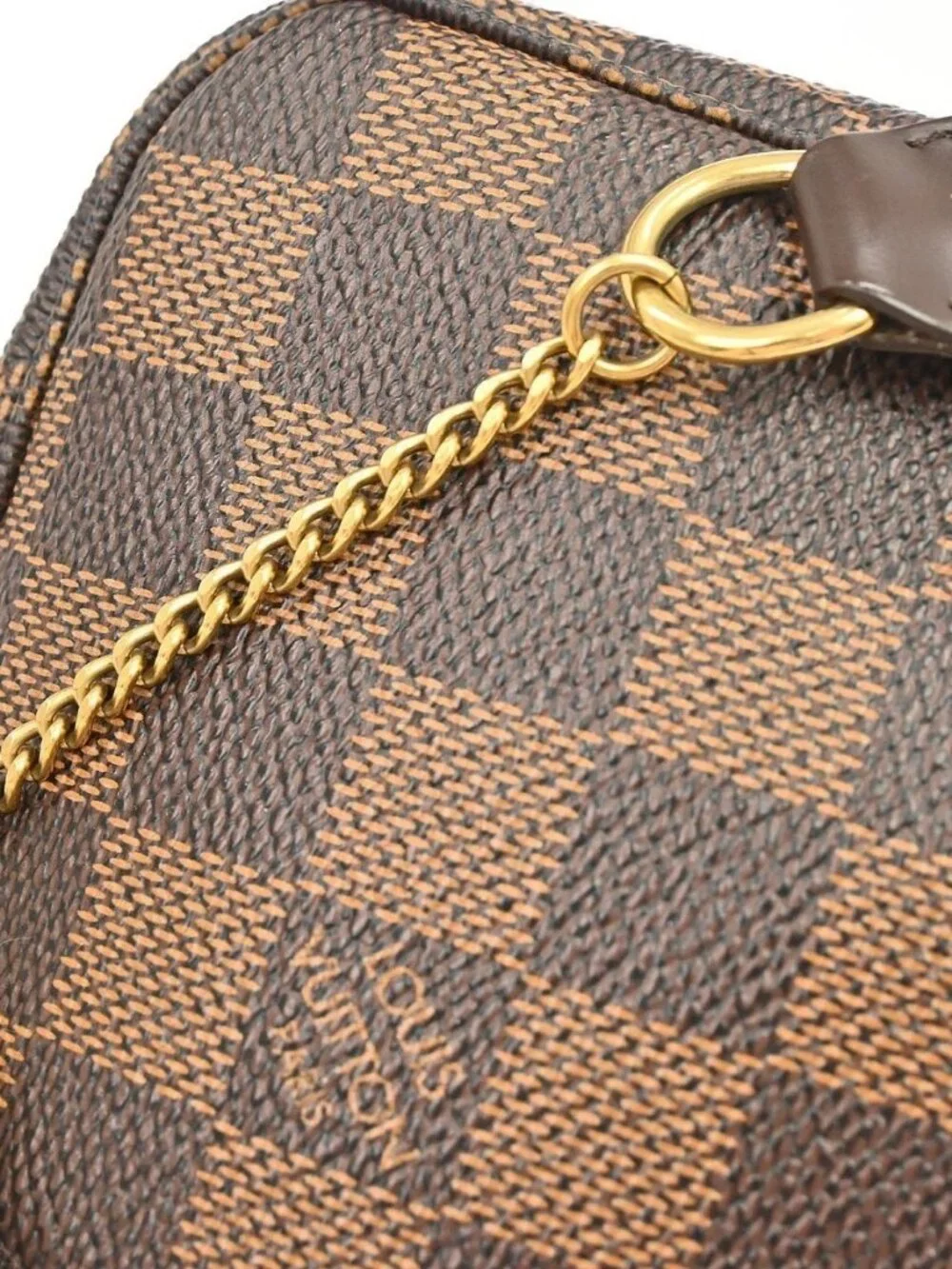 Best05 Louis Vuitton Damier Mini Pochette Accessoires